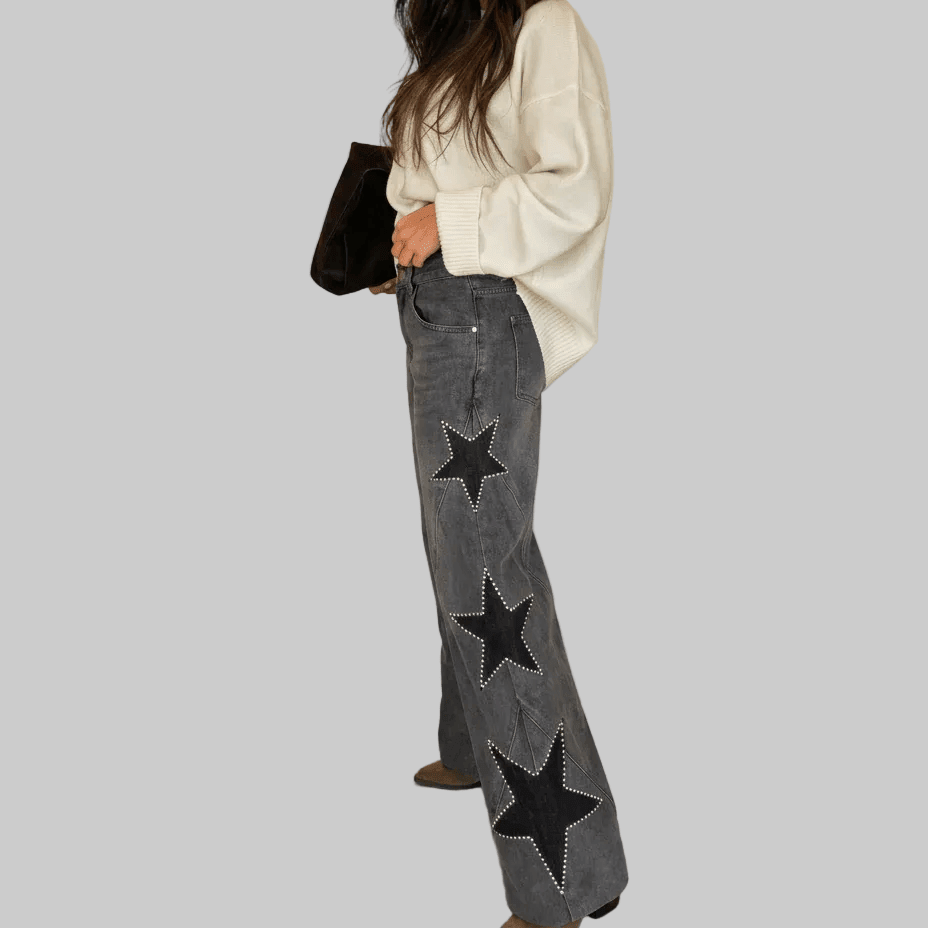 CarolinaShop para mujer Pantalon Vaqueros STAR