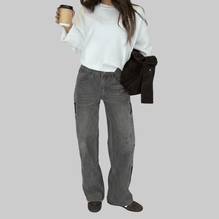 CarolinaShop para mujer Pantalon Vaqueros STAR