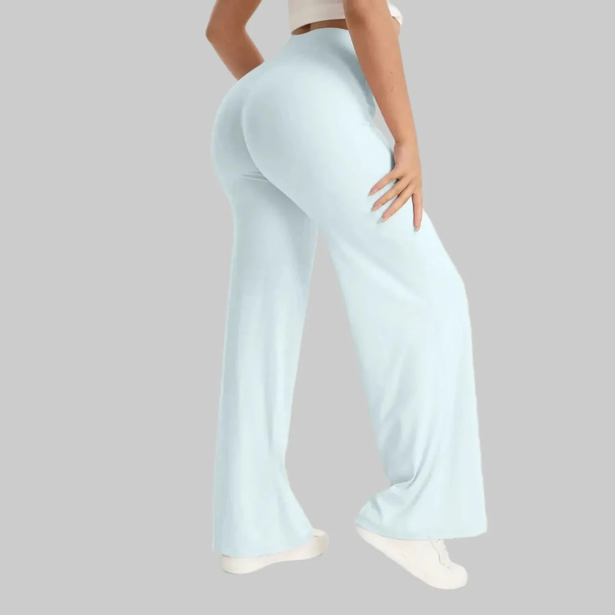 CarolinaShop para mujer Azul claro / XS Pantalón Flare Sculpt Fit Carolina