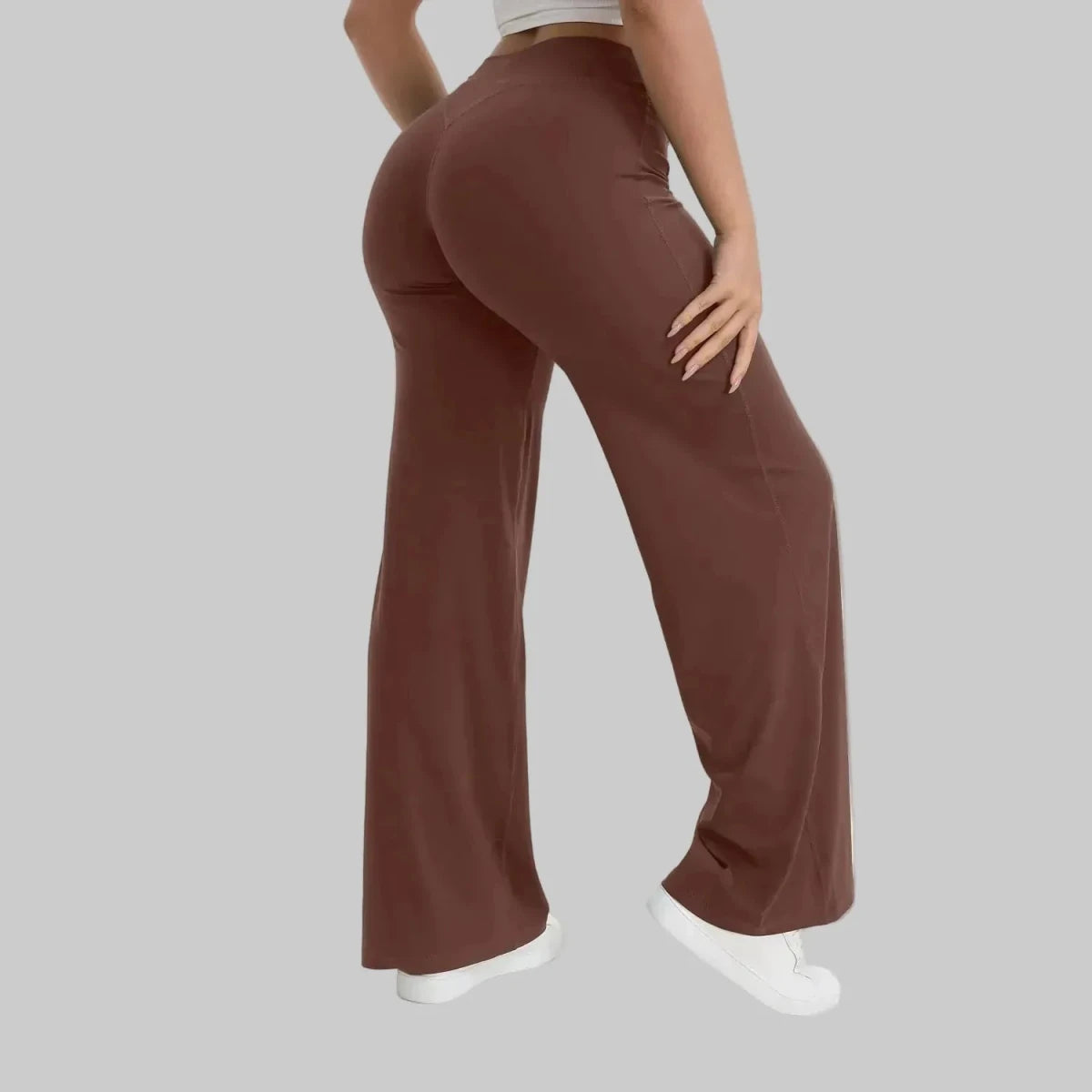 CarolinaShop para mujer Café morena / XS Pantalón Flare Sculpt Fit Carolina