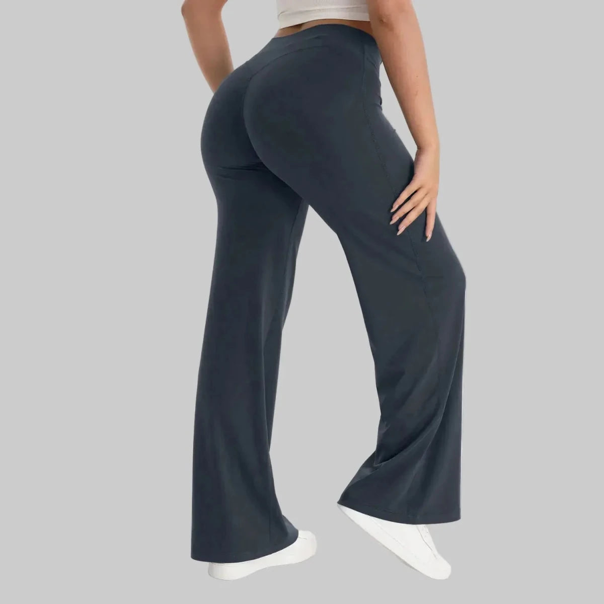 CarolinaShop para mujer Color arándano / XS Pantalón Flare Sculpt Fit Carolina