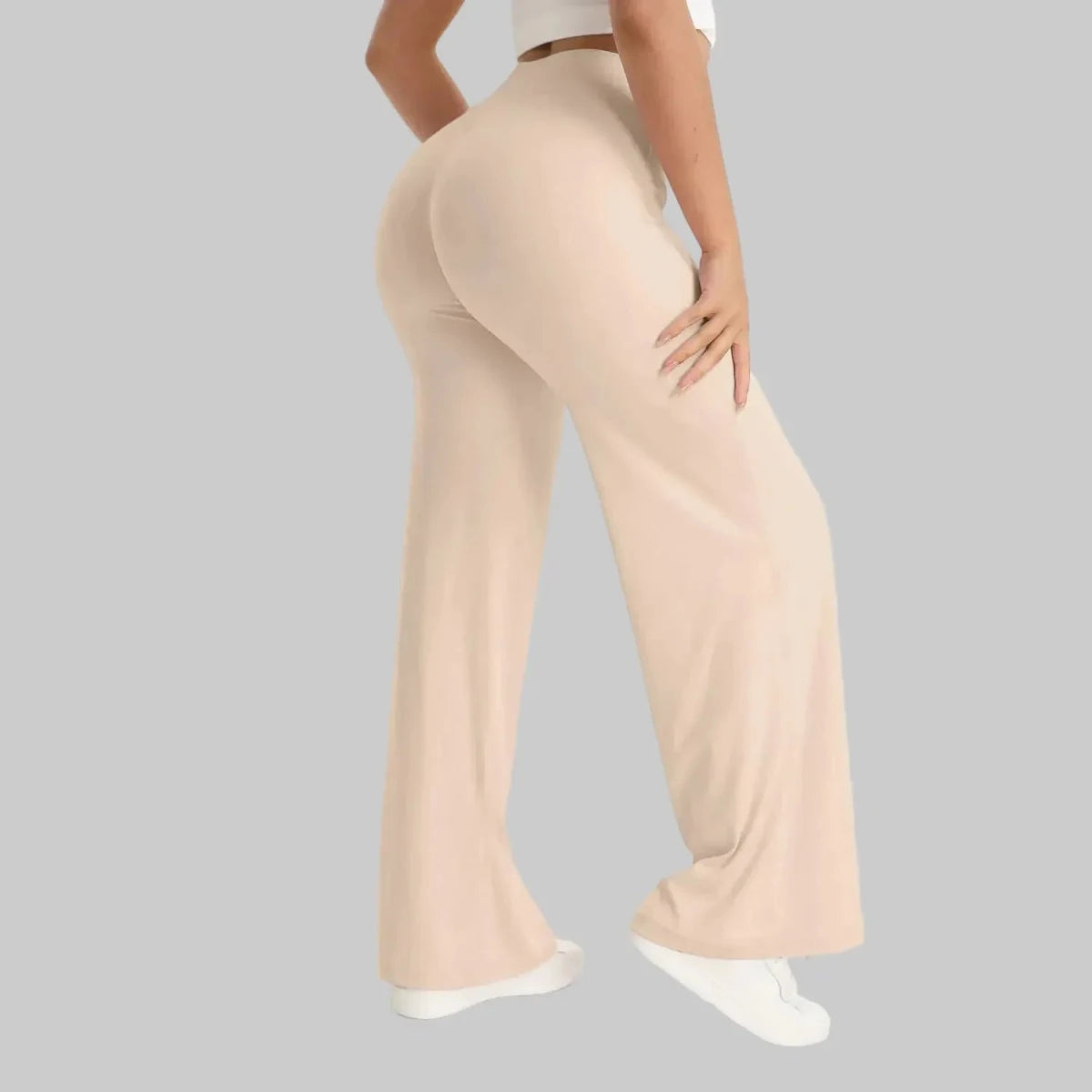 CarolinaShop para mujer Color piel / XS Pantalón Flare Sculpt Fit Carolina