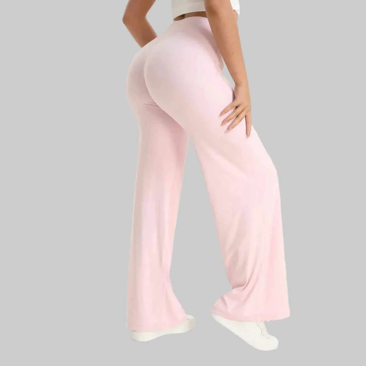 CarolinaShop para mujer Rosa claro / XS Pantalón Flare Sculpt Fit Carolina