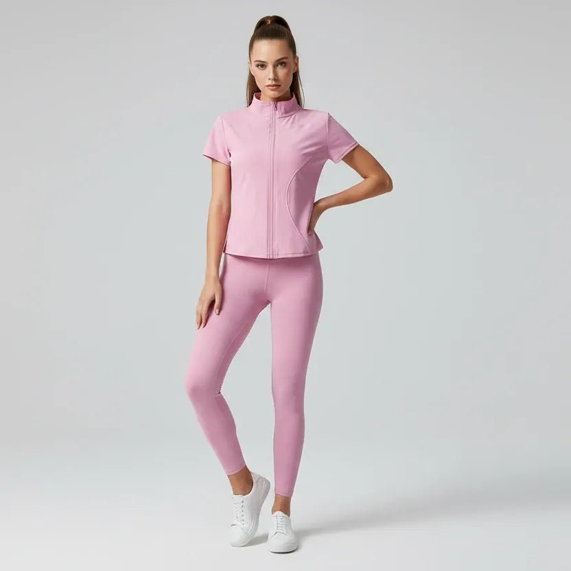 CarolinaShop para mujer Rosado / S(US 4) Top Deportivo “Aura Fit-COMPRA 1 Y OBTEN 1 MAS GRATIS