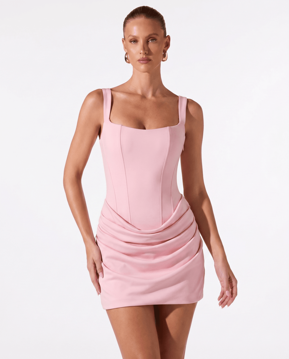 carolinashop para mujer Rosado suave / XS VESTIDO CORSET LUXE™