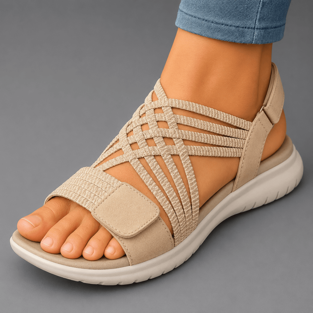 Sandalias Brisa Confort - CarolinaShoppara mujerCarolinaShopCarolinaShopCarolinaShop para mujer Beige / 35 Sandalias Brisa Confort