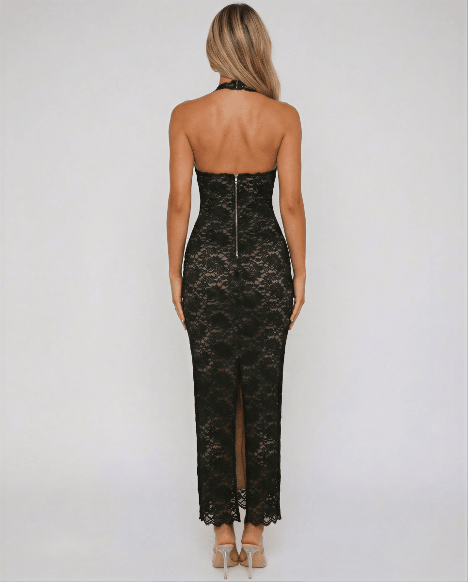 VESTIDO NOIR ENCAJE - CarolinaShoppara mujercarolinashopCarolinaShopcarolinashop para mujer VESTIDO NOIR ENCAJE